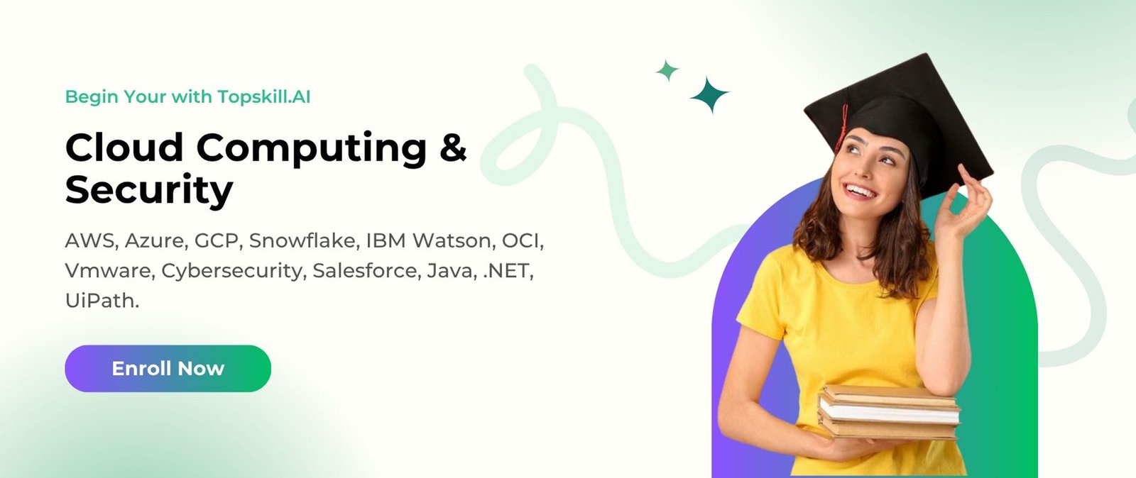 Orange dan Green Modern Language Course Banner - 5